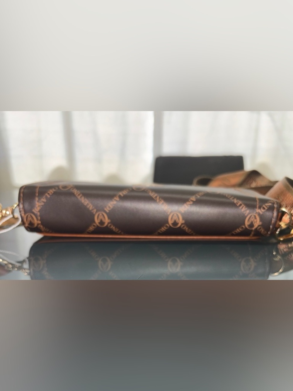 Valentino Orlandi Vegan Leather Crossbody Bag - Picture 7 of 12